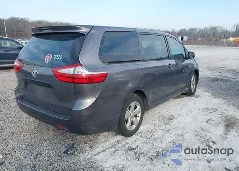 2015 Toyota Sienna L 7 Passenger из США, поврежденный, VIN 5TDZK3DC1FS623933